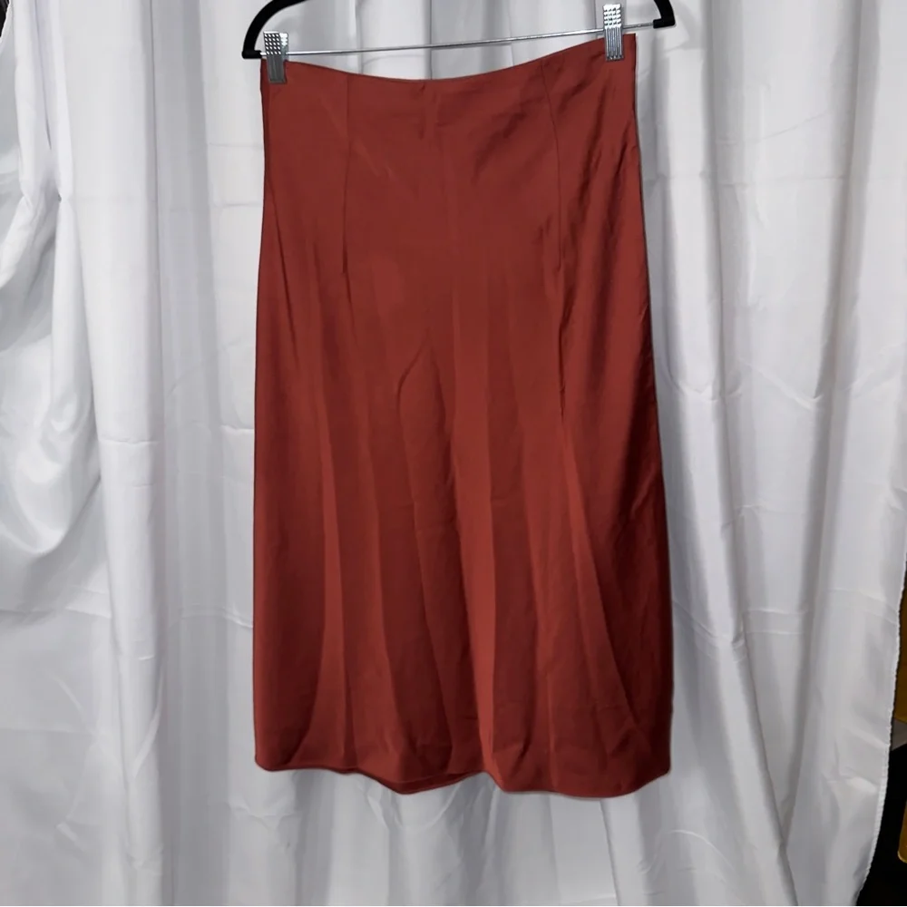 J. Crew Elegant Rust Skirt #192 - Picture 2 of 9